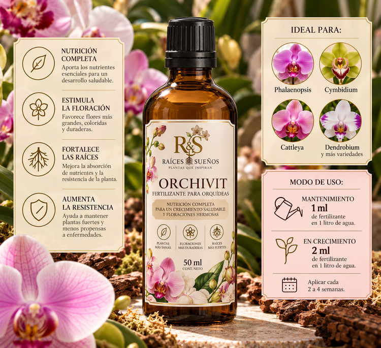 Fertilizante para orquídeas